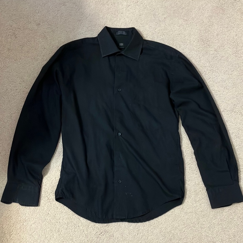 Black button up